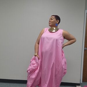 Pink Oversized Jumpsuit